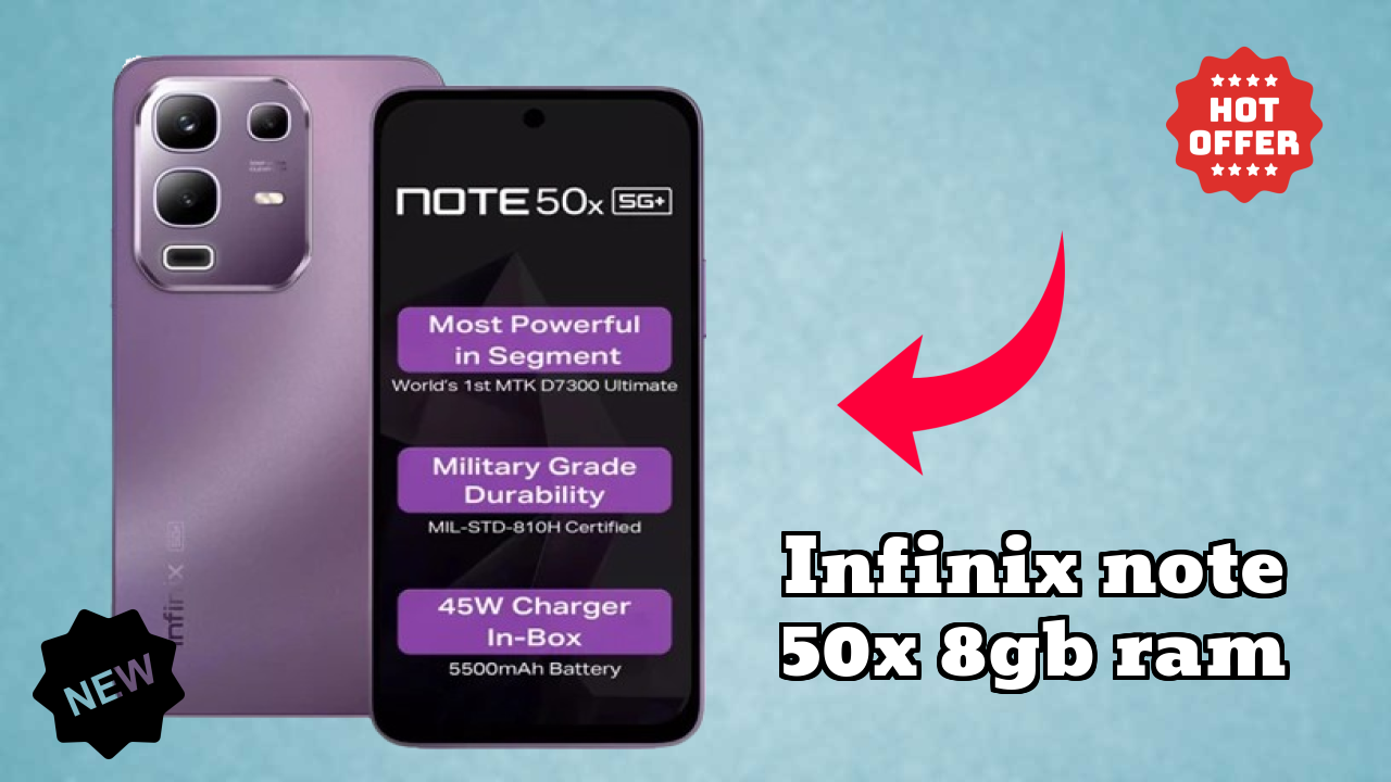 Infinix Note 50X 8GB RAM Display Review: IPS LCD Screen