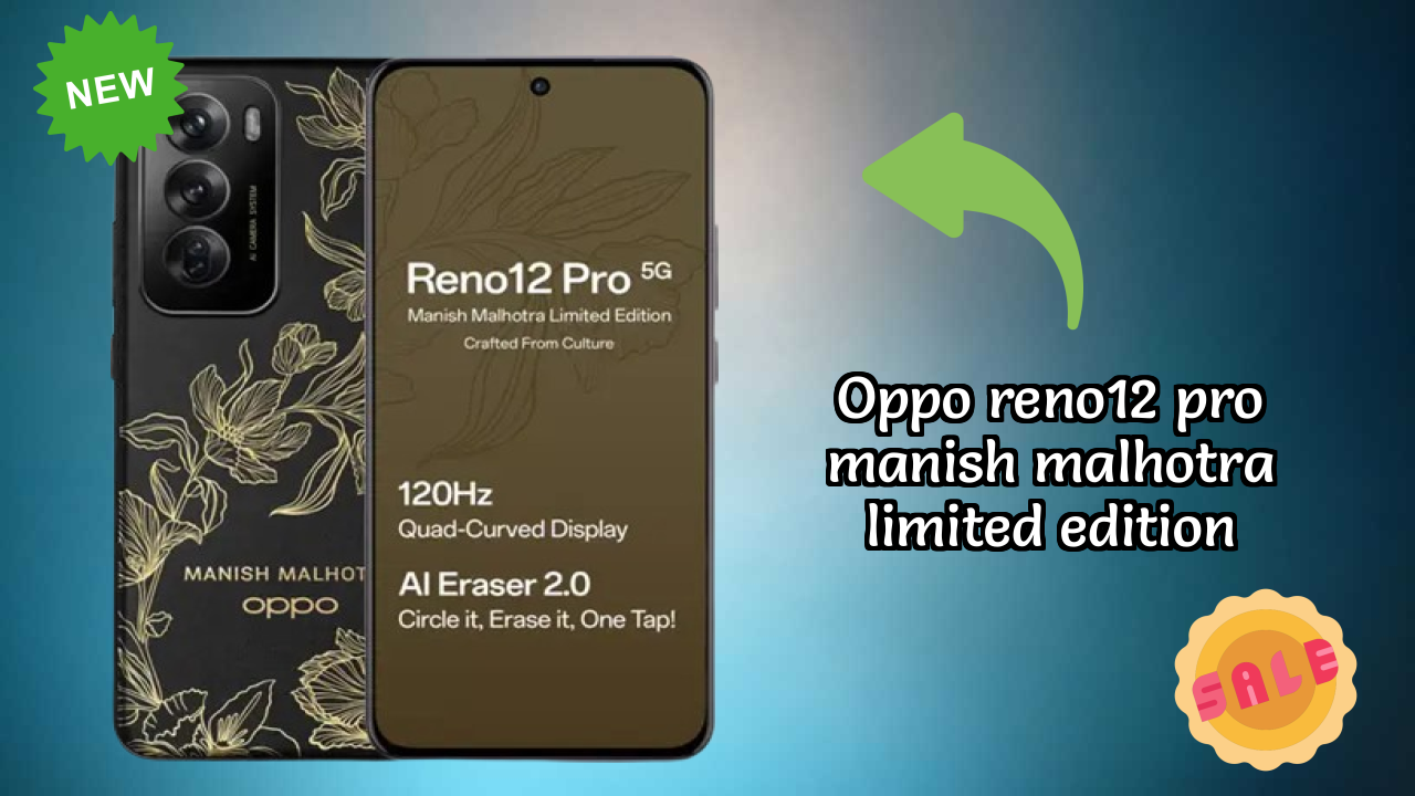 OPPO Reno12 Pro Manish Malhotra Limited Edition Display Quality: Flexible AMOLED Review