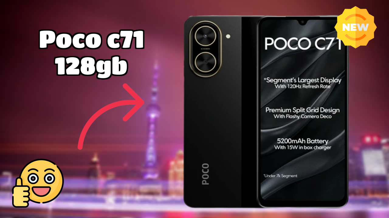 POCO C71 128GB at ₹6,799 - Best Features Explained