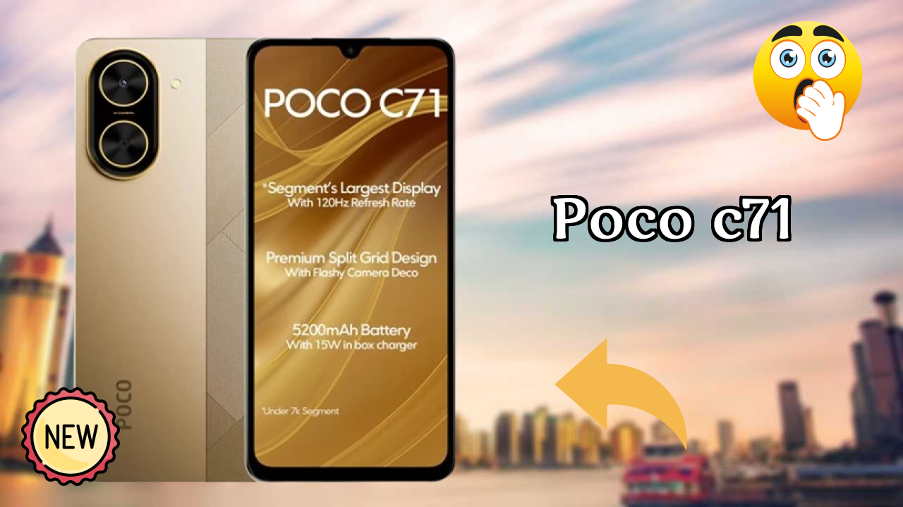 POCO C71 at ₹6,179 - Everything About It