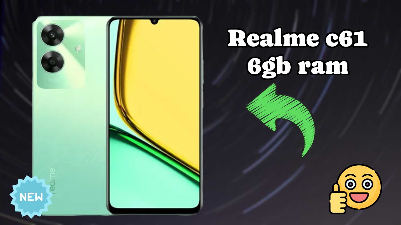 Realme C61 6GB RAM Display Size: 6.78 Inches (17.22 Cm) Screen Quality
