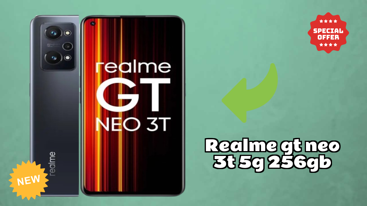 Realme GT Neo 3T 5G 256GB Display Technology: 6.62 Inches (16.81 Cm) Screen