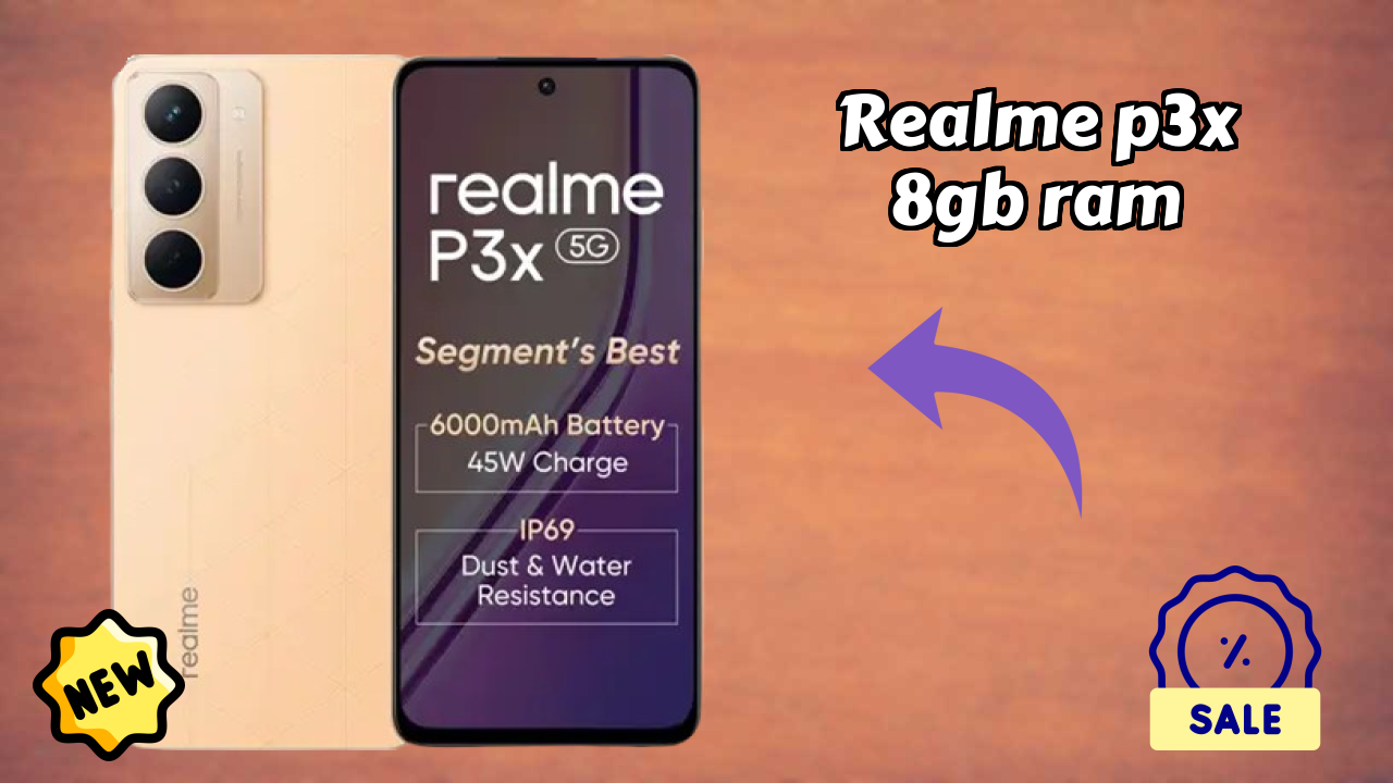 Realme P3x 8GB RAM Display Size: 6.72 Inches (17.07 Cm) Screen Review
