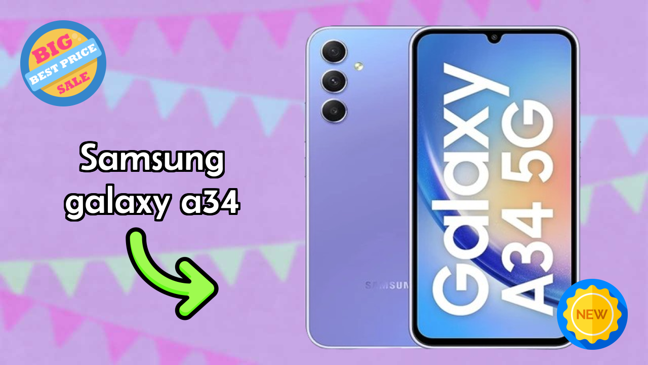 Samsung Galaxy A34 at ₹20,799 - Complete Specifications