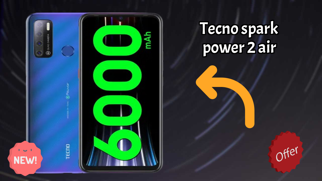 Tecno Spark Power 2 Air Battery Test: 6000 MAh How Long Lasts?