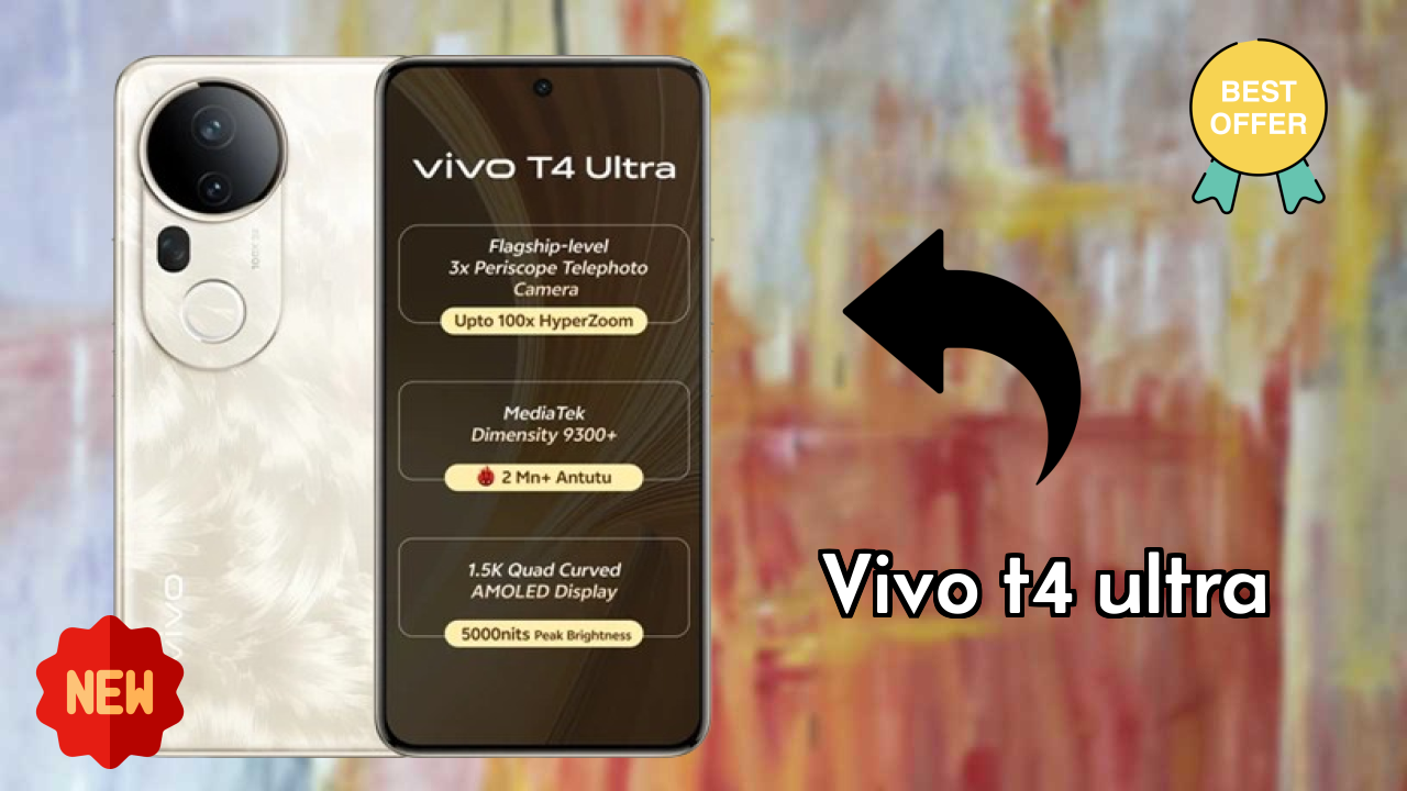 Vivo T4 Ultra at ₹37,199 - Complete Review & Rating
