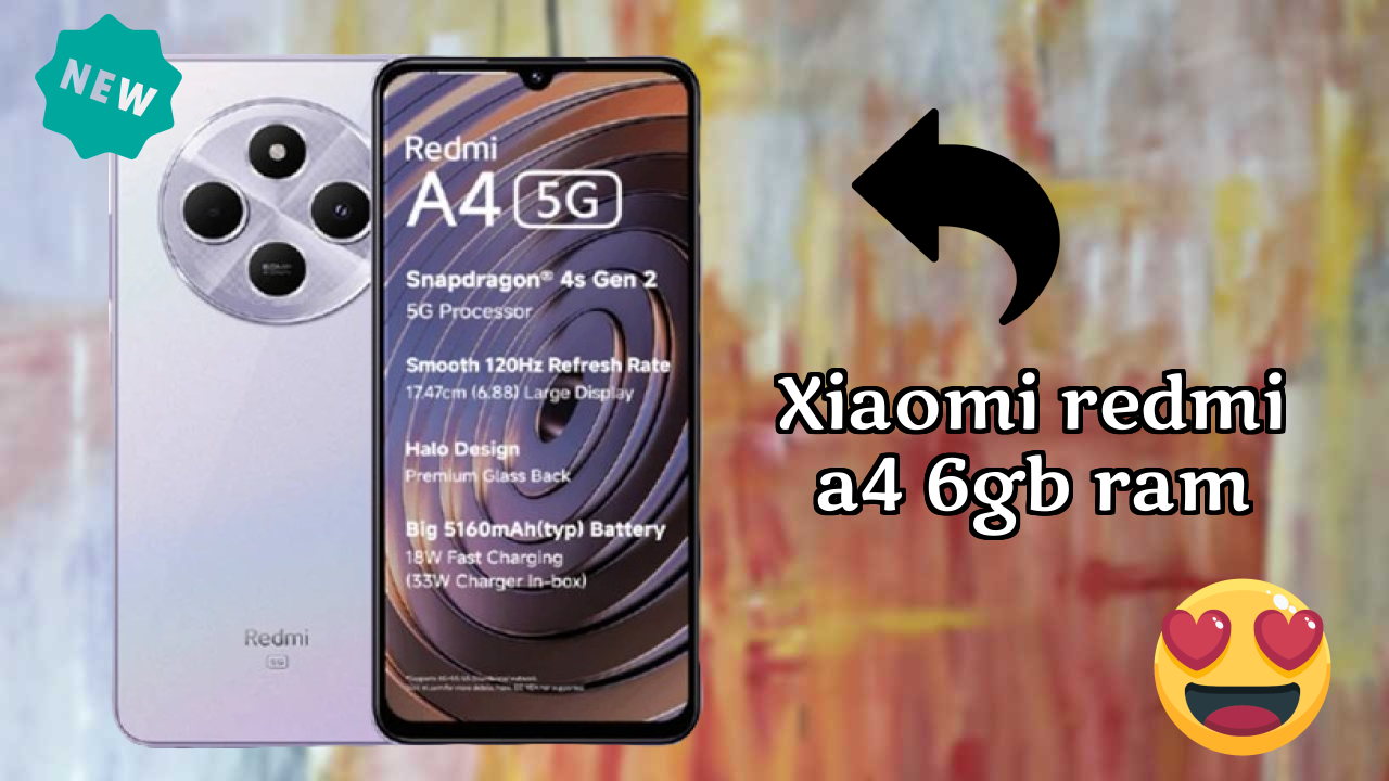Xiaomi Redmi A4 6GB RAM Camera Quality: 5 MP Front Camera Selfie